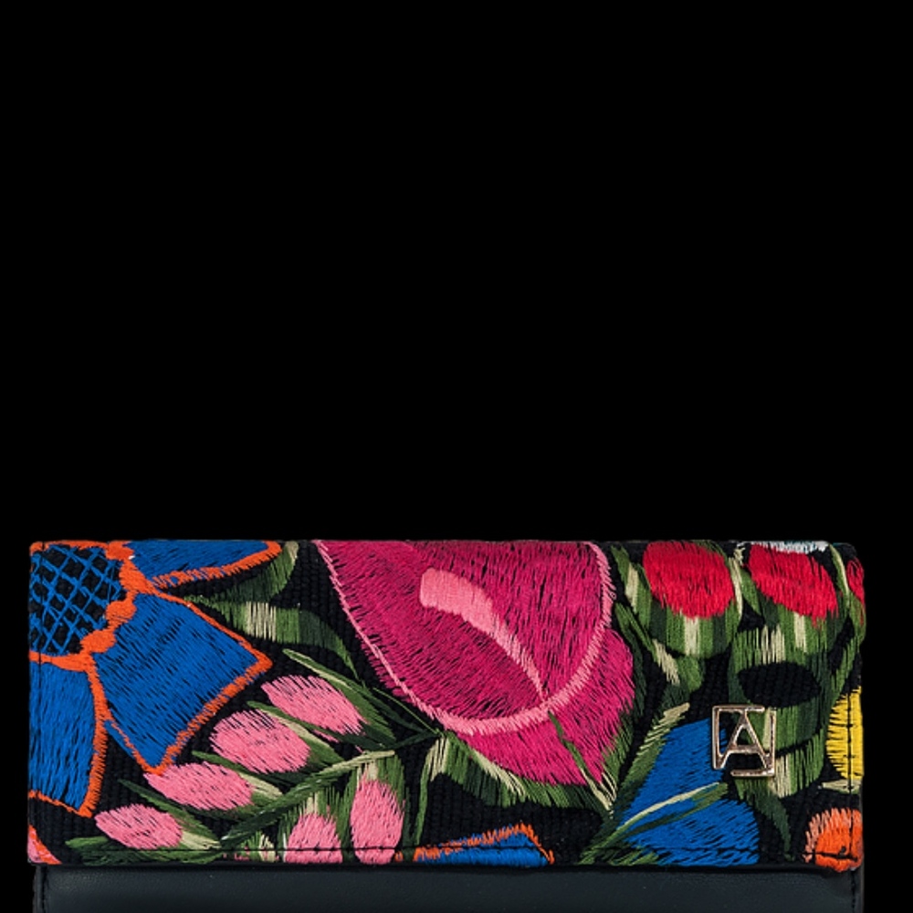 Leather Floral Leather Wallets